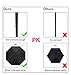 Fidus Upgraded Mini Travel Sun&Rain Windproof Umbrella - Lightweight Folding Compact Portable Parasol Outdoor Umbrellas for Men Women Kids-Black