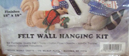 Design Works Craft Snowman Felt Wall Hanging Kit