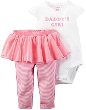 Carters Baby Girls 2-Piece Bodysuit & Tutu Pant Set Daddy's Girl