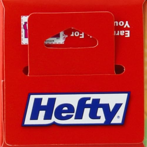 HEFTY SMALL GARBAGE BAGS, FLAP TIE, LAVENDER & SWEET VANILLA SCENT, 4 GALLON, 26 COUNT