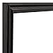 Craig Frames 200ASHBK 16 by 20-Inch Picture Frame, Wood Grain Finish, 0.75-Inch Wide, Black