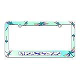 Dragonflies Blue - License Plate Tag Frame - Dragonflies Design