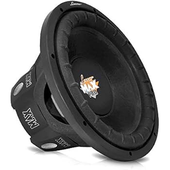Lanzar 6.5 inch Car Subwoofer Speaker - Black Non-Pressed Paper Cone, Aluminum Voice Coil, 4 Ohm Impedance, 600 Watt Power and Foam Edge Suspension for Vehicle Audio Stereo Sound System - MAXP64