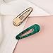 12 Pcs Women's Hair Clips Acrylic Resin Marble Alligator Hair Clip Faux Pearl Hair Pins Gold Base Hairpin Wedding Daily Fashion Hair Barrettes Katloo