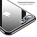 RANVOO iPhone 8 Plus Case, iPhone 7 Plus Case, Ultra Slim Thin Clear Soft Case with Premium Flexible Chrome Bumper and Transparent TPU Back Plate Gel Cover, iPhone 8 Plus / 7 Plus (Jet Black)
