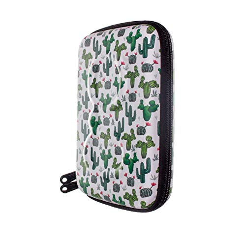 GlucologyTM Diabetic Travel Case - Organizer for Blood Sugar Test Strips, Medication, Glucose Meter, Pills, Tablets, Pens, Insulin Syringes, Needles, Lancets - Hardshell Carrier Pack - Expandable, Pin - Thumbnail 2