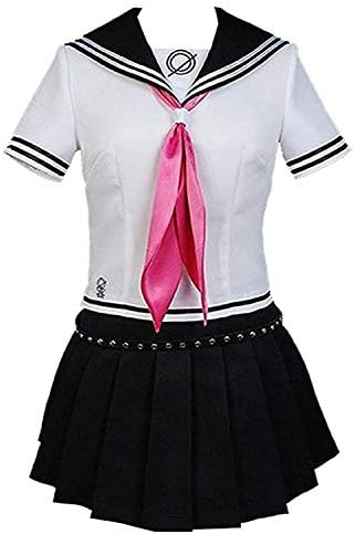 LYLAS Women's White Summer Sailor Uniform Cosplay Costume