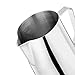 LIANYU Frothing Pitcher, Stainless Steel 12 oz Milk Steaming Coffee Creamer Pitcher, Attached Mini Tea Coffee Spoons