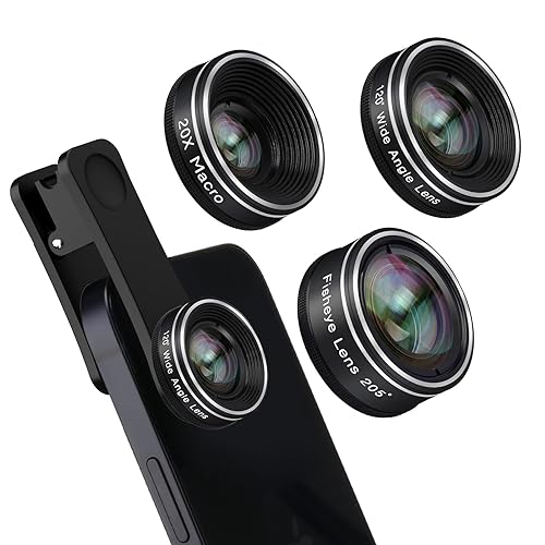 Phone Camera Lens 3 in 1 Phone Lens Kit, 198