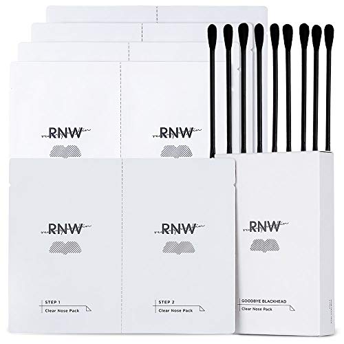 RNW DER. Two Step Clear Nose Pack (5 PCS) Blackhead Removal Pore Strips ...
