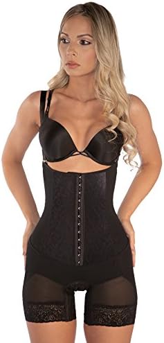 Pink Shaper Body Fiesta High Waist Long Leg Girdle (36, Black)