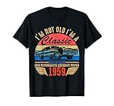 Classic 1959 T-shirt for Men Women 60th Birthday Gift Ideas