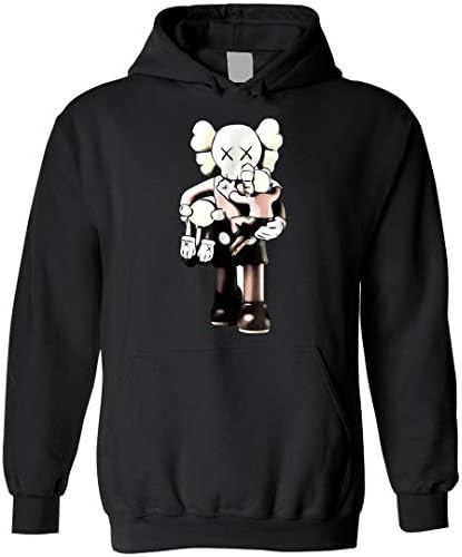 KAWS-Clean Slate Vinyl Figura Brown 2019 Hoodie