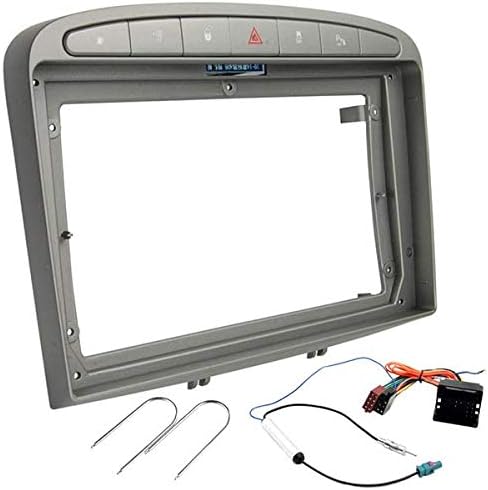Sound-way - 9" inch dash car stereo facia radio adapter compatible with Peugeot 308/408 2007-2013 - KA22-353