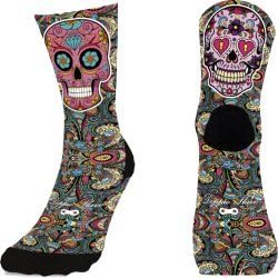 doppio slavo calcetin Calavera Mexicana L