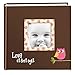 Pioneer Photo Albums EV-246FB/O 200-Pocket Baby Owl Printed Designer Frame Cover Photo Album, Pink, 4 x 6 Inch