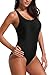 ATTRACO Women's Athletic One Piece Swimsuit Sports Racerback Training Swimwear