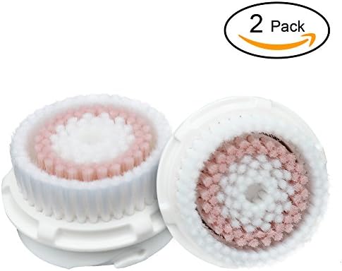 Vinwer 2 Pack Facial Cleansing Replacement Brush Heads for Dull and Delicate skin work with Mia, Mia2, Mia3 (Aria), SMART Profile, Alpha Fit, Pro, Plus and Radiance Cleansing Systems