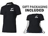 Fan Kitbag New Zealand All Black Rugby Jersey Home âœ® Short Sleeve âœ® Bonus All Black Rugby Jersey Shape Drawstring Backpack Gym Bag (2XL, Home Short Sleeve)