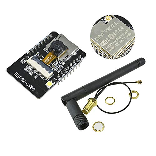 Dmyond ESP32 Cam WiFi&Bluetooth Module 32-bit CPU Development Board OV2640 2M Camera Module with 2.4G IPX Antenna Adapter - Thumbnail 5
