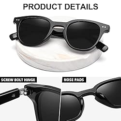 MEETSUN Vintage Round Polarized Sunglasses for
