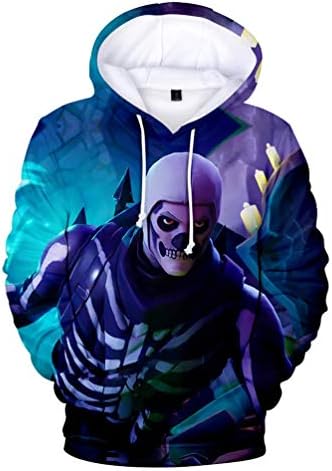 Fabby Unisex 3D Printed Hoodies Sweatshirt with Pockets