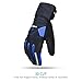 INBIKE Men's Winter Cold Weather Thermal Windproof Gel Bike Gloves Blue X-Large