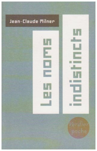 Les  noms indistincts