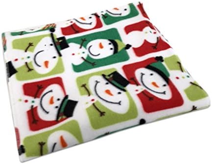 Happy snowmen Fleece Cage Liner