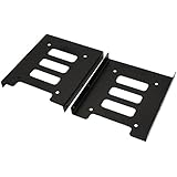 SSD Mounting Bracket, SNANSHI SSD Bracket 2.5 to 3.5 Adapter SSD HDD Metal Mounting Bracket Adapter Hard Drive Holder for PC SSD (Pack of 2)