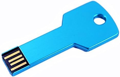 Xium - 8 GB Metal Key USB 2.0 Flash Drive (BLUE)