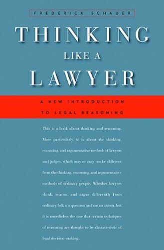 Download Thinking Like a Lawyer – A New Introduction to Legal Reasoning PDF