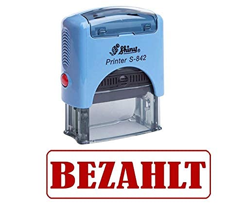 Printtoo Stamp BEZAHLT self-Inking Rubber Stationary Office Custom Brilliant Stamp