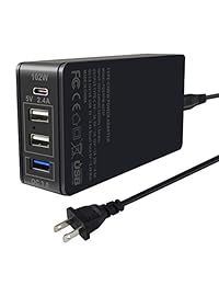 Cargador de pared USB C, BATURU 102W Cargador de pared USB con 4 puertos USB, un puerto de suministro de energía tipo C de 90W para MacBook Pro, iPad Pro 2018, carga rápida 3.0 y 2 puertos para Galaxy S10   S9, iPad, Pixel
