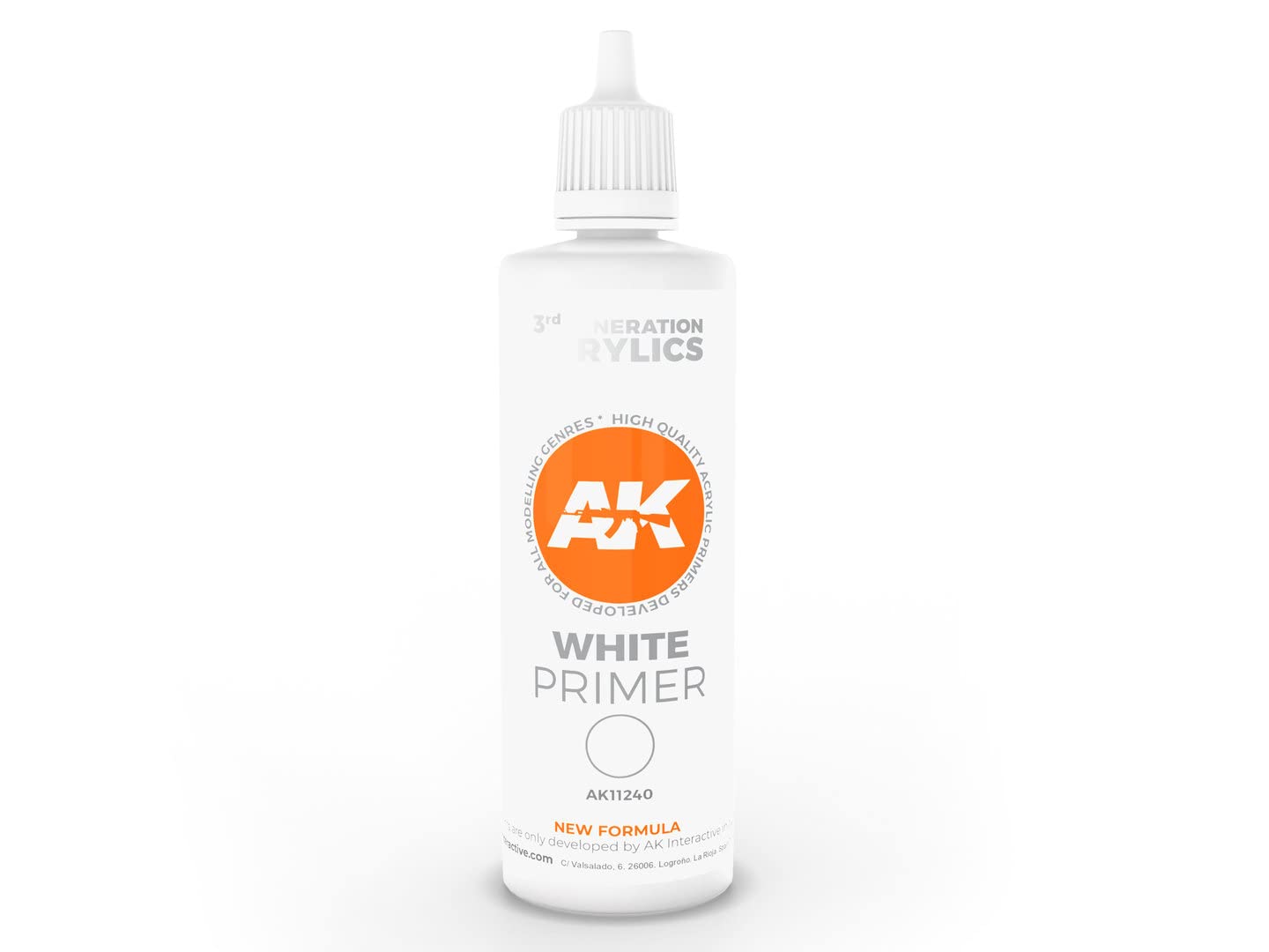 AK11240 AK Interactive 3rd Gen: White Primer 3rd Generation | 100ml