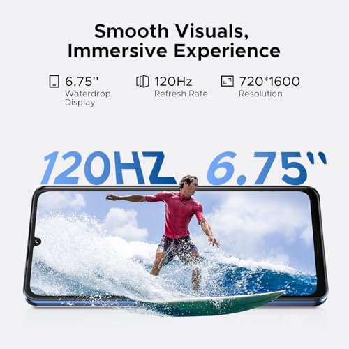DOOGEESmart Note 59 Android 15 Mobile Phones, 5G smartphone with Gemini AI, 120Hz, 6250mAh, 6.75" HD+ Android Phone, 32GB+128GB/2TB, Dual SIM Free Unlocked Mobile Phone, Widevine L1, Face ID/OTG/NFC