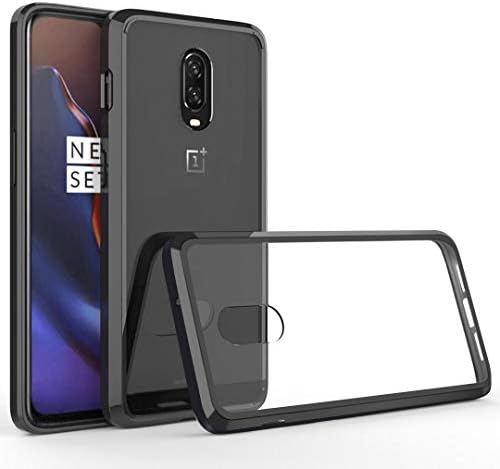 Damenv OnePlus 6T Case, Full Coverage Slim Anti-Scratch Heavy Duty Protection Shockproof Cover Case with OnePlus 6T - Black