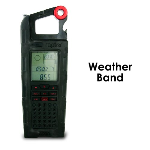 Eton ESP200SXB Raptor Solar Charge Emergency AM/FM/WX Radio (Black)