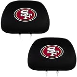 Headrest Seat Cover - NFL Football - San Francisco 49ers - Pair