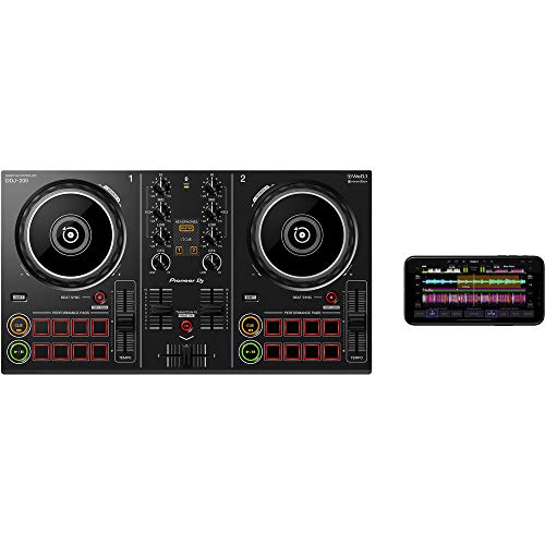 Pioneer DJ DDJ200 2deck Digital DJ Controller with USB/Bluetooth