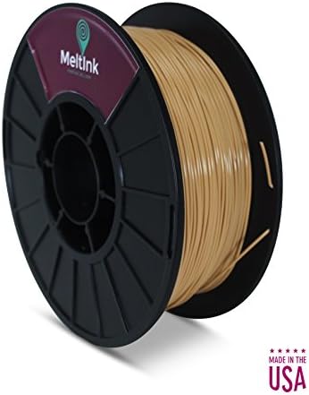 MeltInk3D Comrade Khaki ABS 3D Printer Filament Ø 1.75mm, 1Kg (2.2 Lb), MADE in U.S.A, Dimensional Accuracy: ± 0.05mm (Skin Medium Complexion)