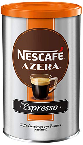 NESCAFÉ AZERA Typ Espresso, hochwertiger Instant Espresso mit feinen Arabica Kaffeebohnen, koffeinhaltig, mit samtiger…
