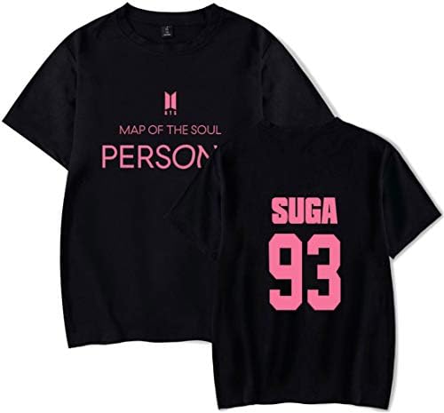 EUDOLAH Women's Cotton T-Shirts Crew Neck BTS MAP of The Soul Persona JIN SUGA Jimin V JUNG KOOK J-Hope RM