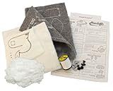 Haan Crafts Toy Huggum Bunnies Stuffed Animal Beginner/Kids Sewing Kit