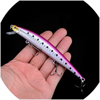 Fishing Lures 12.5cm/12.4g Minnow 6 Color Select Hard Bait Crankbait Wobbler Tackle