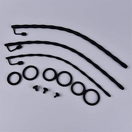 Ûréthrâl Dilators C-Atheters Ûréthrâ Training Plug Töys for Men Silicone Sounds Black