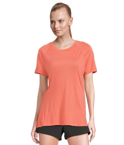 SmartWool Womens Active Ultralite Short Sleeve Coral Reef Medium at Amazon