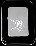 JOKER Batman Super Hero Comic Engraved Chrome Lighter Biker Patch Gift LEN-0029