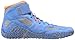 Asics Men's Aggressor 2 Wrestling Shoe,Dusty Blue/Silver/Red Orange,9.5 M US