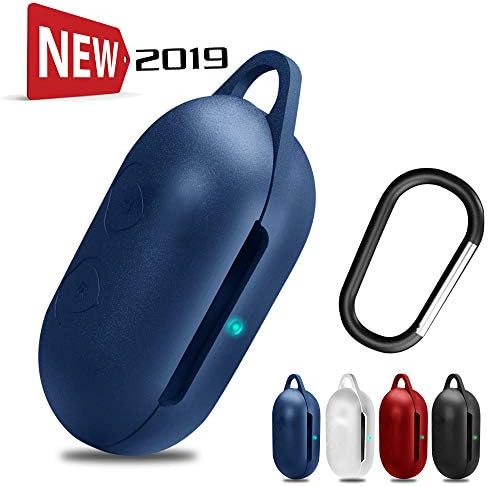 UptoBillions for Galaxy Buds Case and Galaxy Buds+ Plus 2020, Shock Resistant Silicone Case for Galaxy Buds [Support Wireless Charging] -Blue
